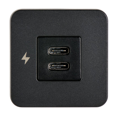 Scanstrut TILE USB-C Interior Charging Socket - 12/24V Black Bezel