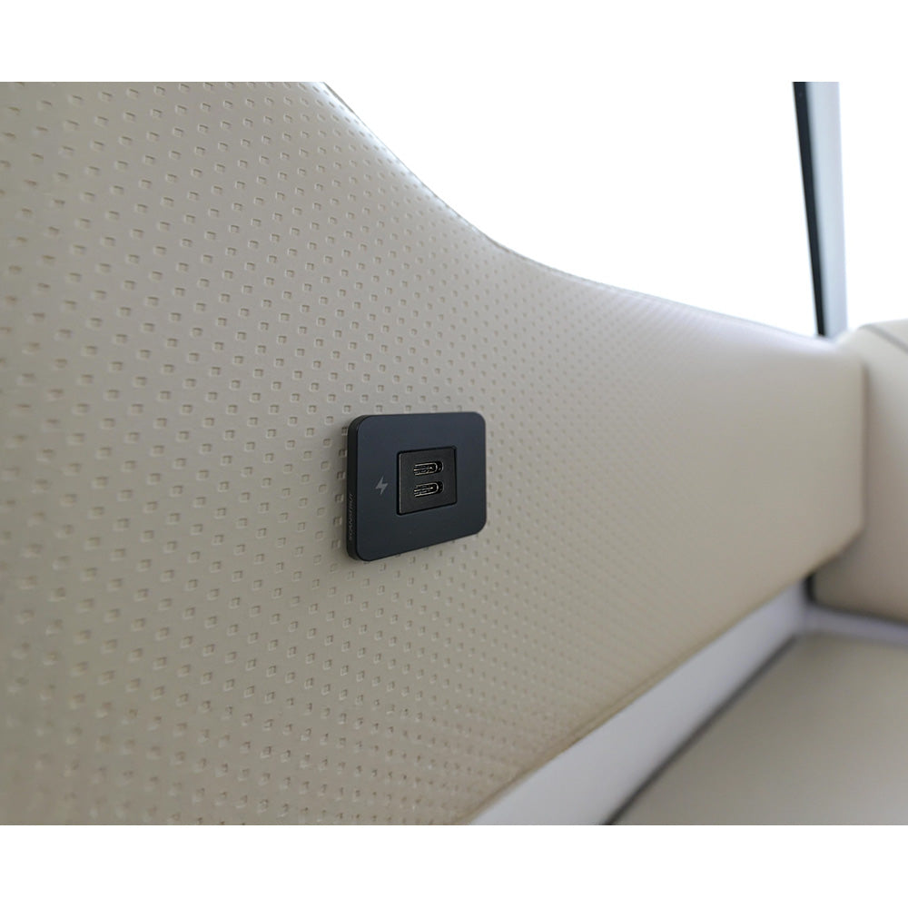 Scanstrut TILE USB-C Interior Charging Socket - 12/24V Black Bezel