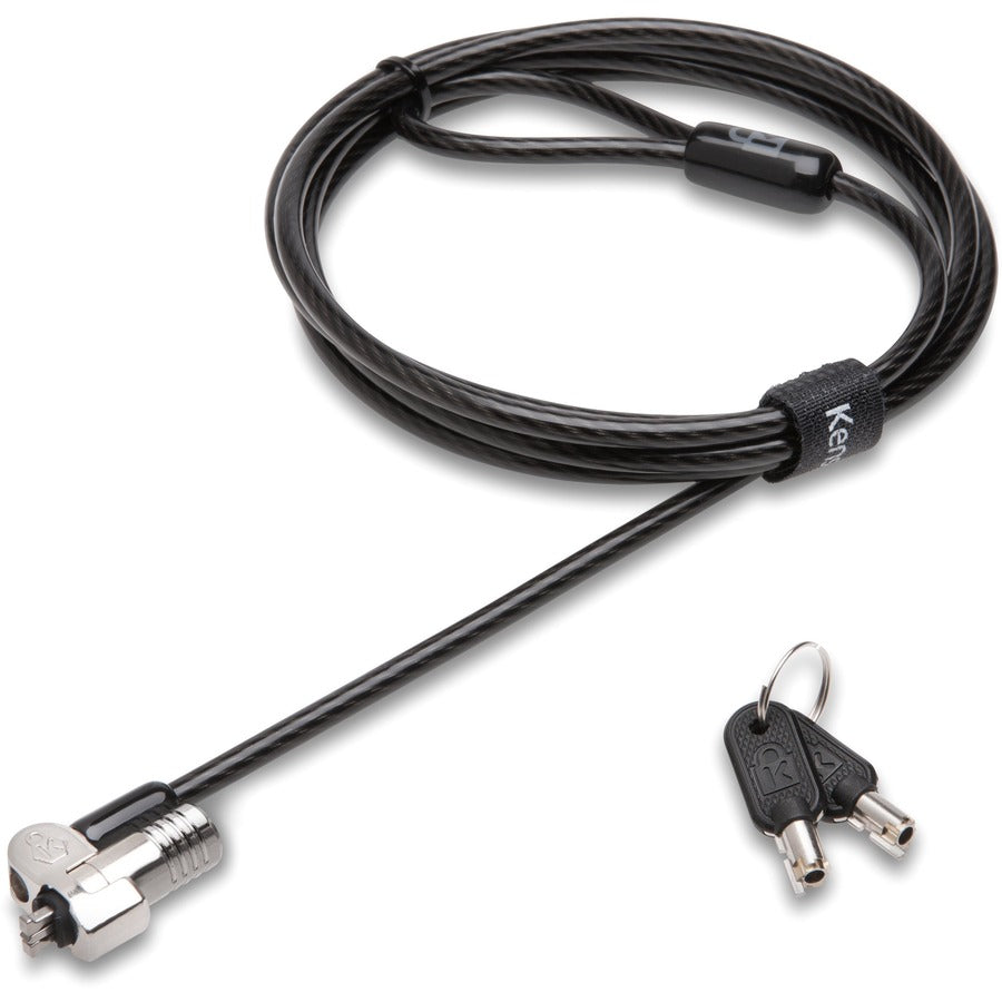 Kensington NanoSaver Keyed Laptop Lock, 6 ft Carbon Steel Cable, K64444TAA