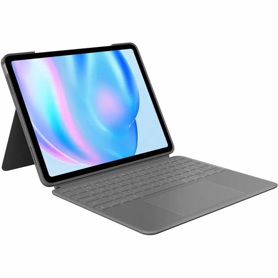 Logitech Combo Touch iPad Air 13-inch (M2 & M3)(2024 & 2025) Keyboard Case - Detachable backlit keyboard, Oxford Grey