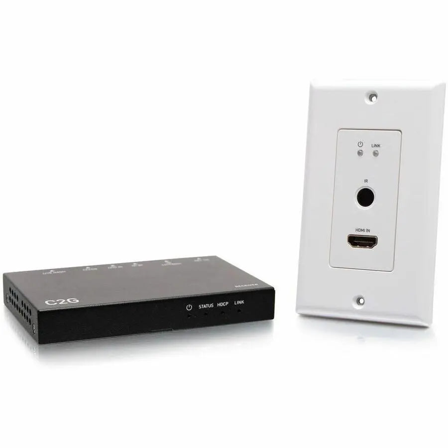 LEGRAND AV C2G 30025 4K HDMI HDBaseT Wall Plate Transmitter and Receiver Set