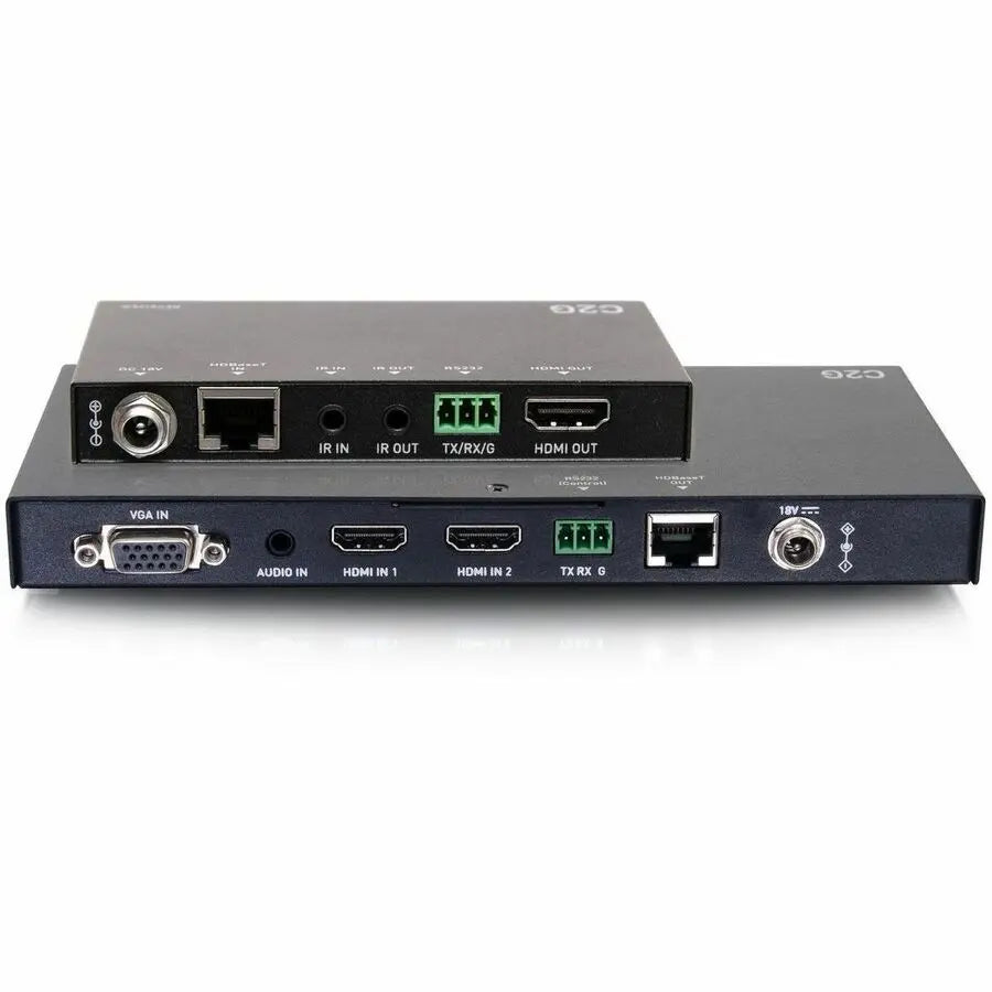C2G LEGRAND AV Dual 4K HDMI HDBaseT & RS232 Extender Set - 130 ft 4K 60Hz Over Cat6a