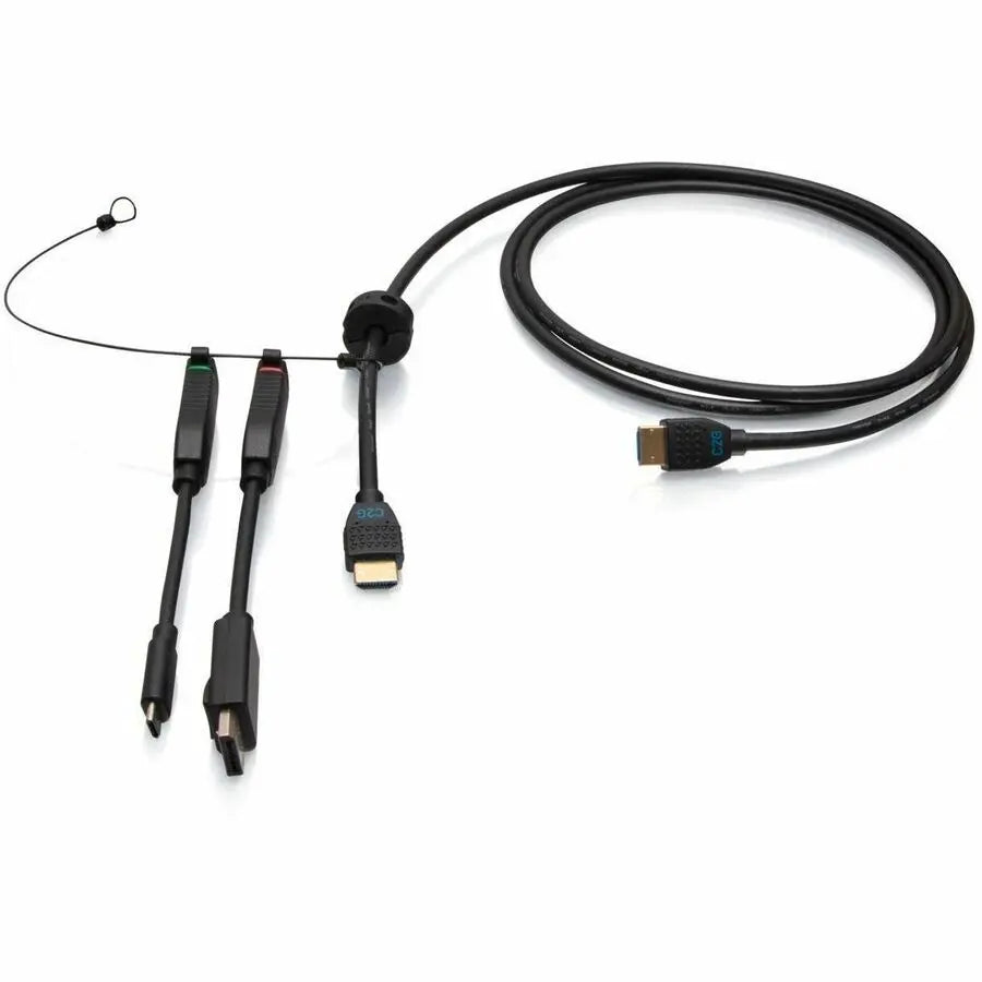 LEGRAND AV - C2G 6ft 4K HDMI Premium Cable and Universal Dongle Adapter Ring