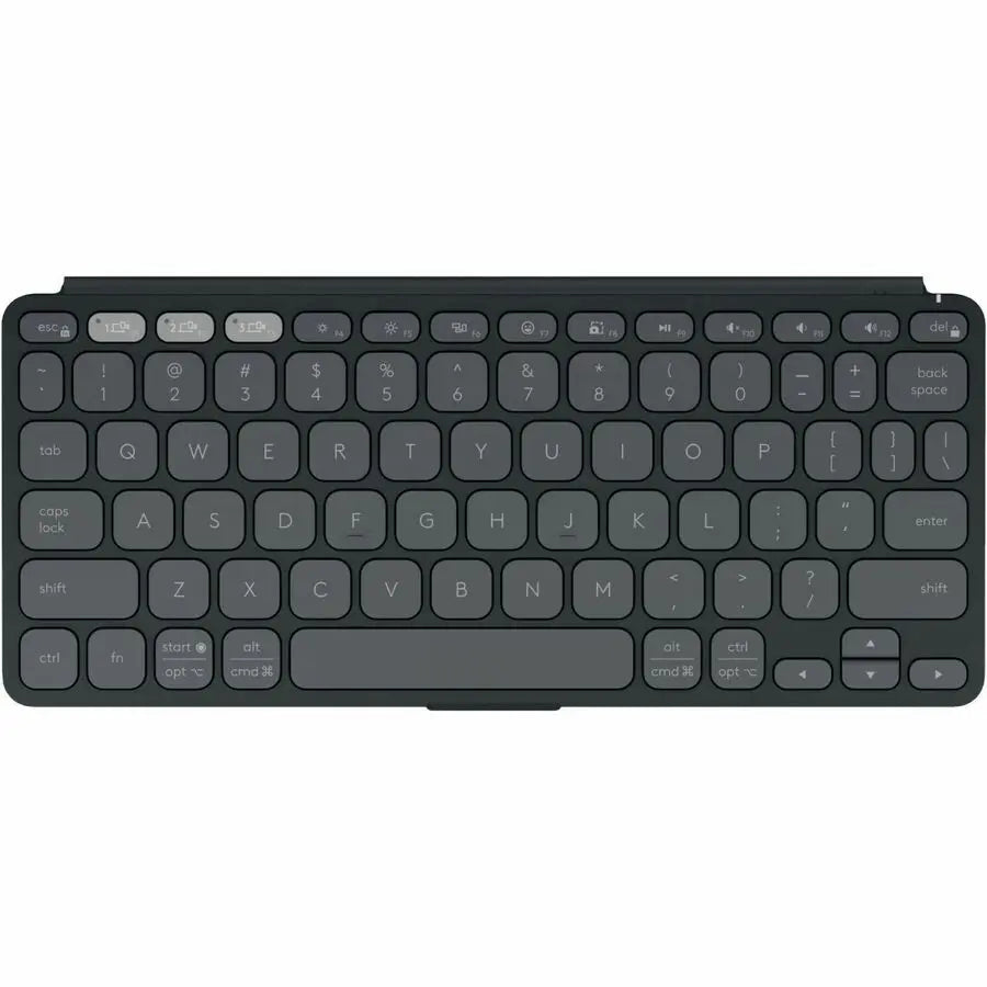 Logitech Keys-To-Go 2 Portable Bluetooth Keyboard for Tablet With Built-in Cover, Slim and Compact Wireless Keyboard for Windows, Android, Linux, iPad, iPhone, Mac, Apple TV (Graphite)