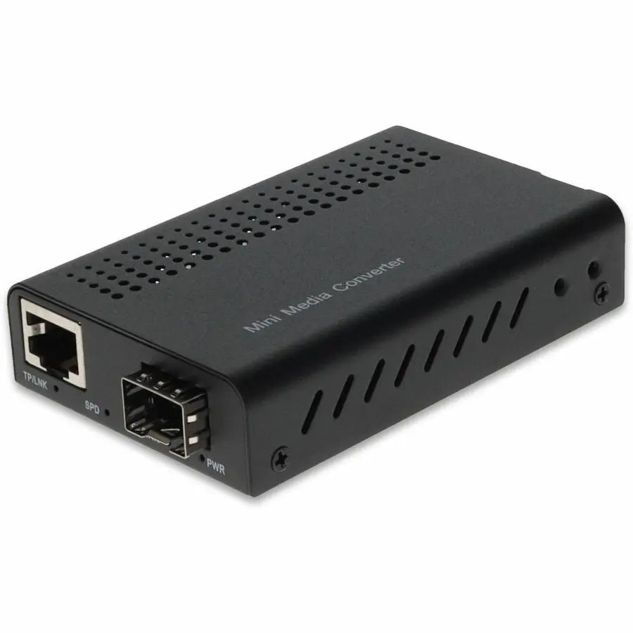AddOn 10/100/1000Base-TX to Open SFP Port Mini Media Converter (Part # ADD-IGMCMN-SFP)
