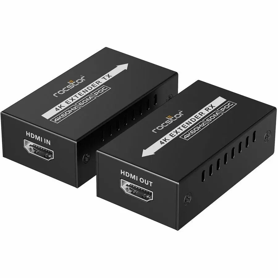Rocstor TrueReach HDMI Extender over Ethernet Cable 4K@60Hz for Secure Video Transmission