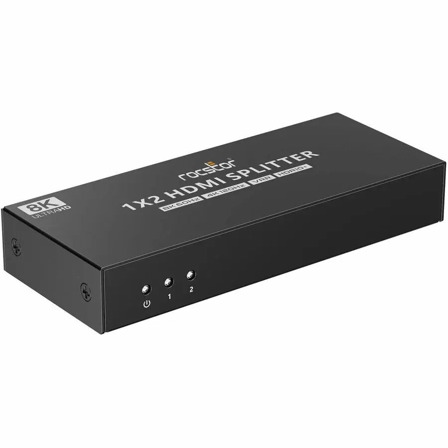 Rocstor TrueReach Splitter 8K Ultra HD 1x2 HDMI Signal Distributor