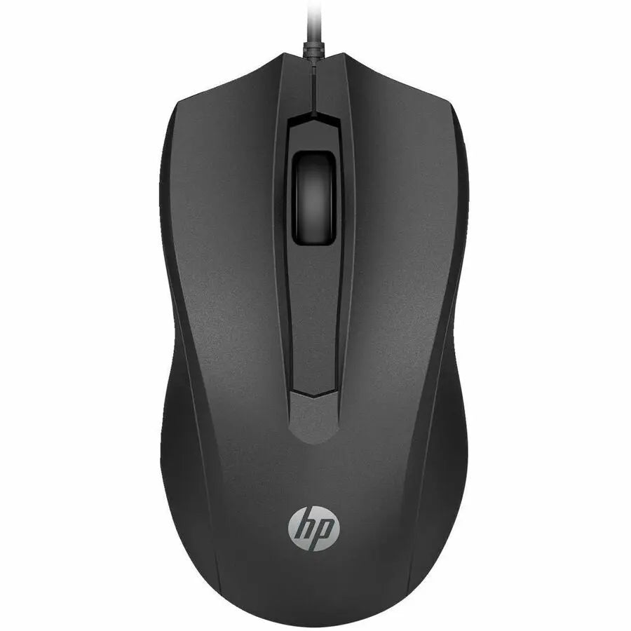 HP Wired Mouse 105 with Optical Sensor and Ambidextrous Design for Mac and Notebook