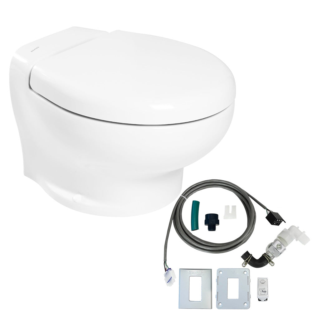 Thetford Marine Nano Eco Compact 12V Freshwater Toilet Kit with Turbine Technology