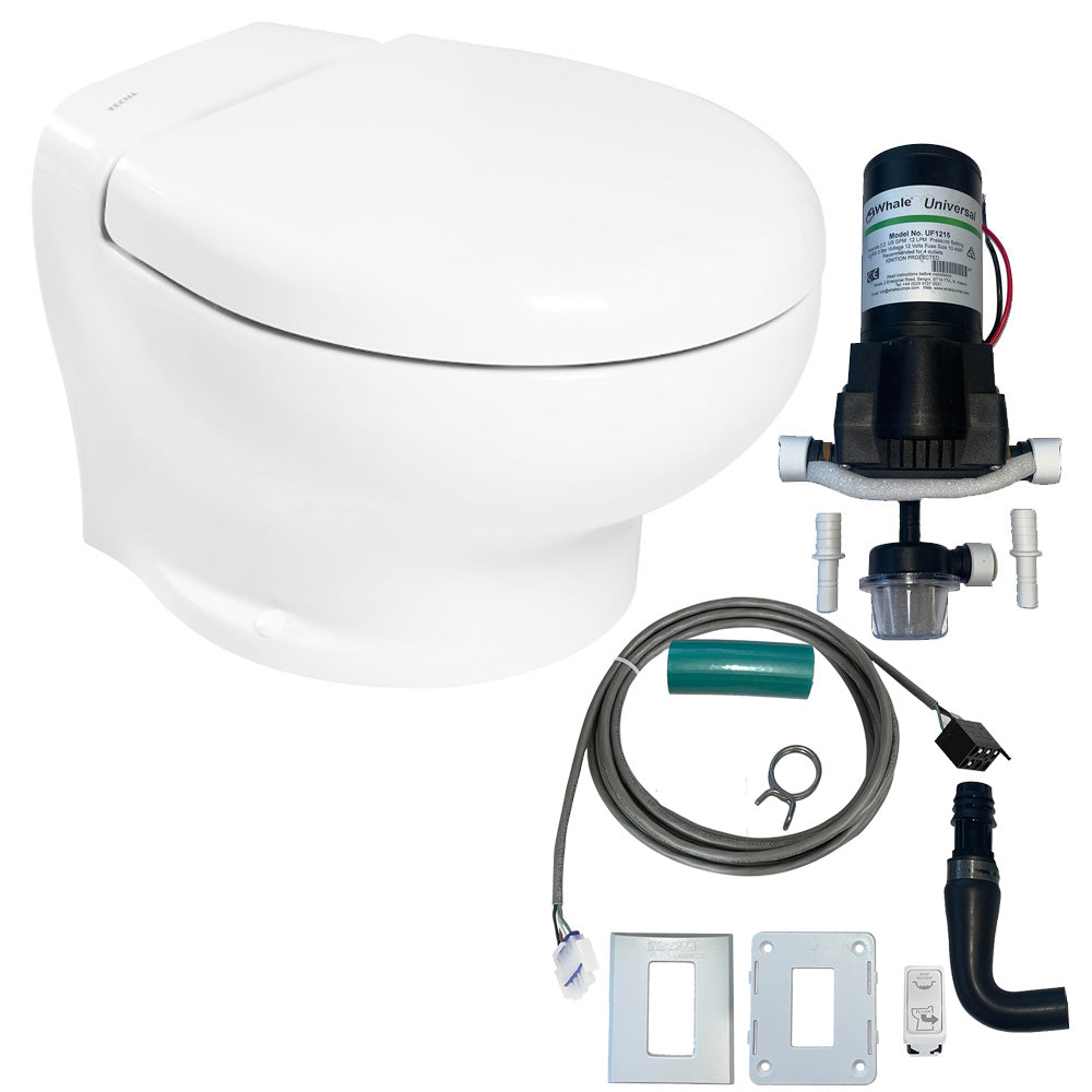 Thetford Marine Nano Eco Compact Toilet Raw Water Kit with Inlet Pump - 12V