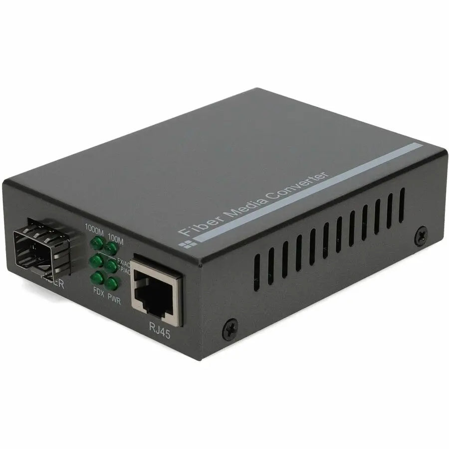 AddOn 1GB SFP Media Converter (Part No: add-mc-pro-1000as-sfp) for 10/100/1000Base-TX to 1000Base-X Networks