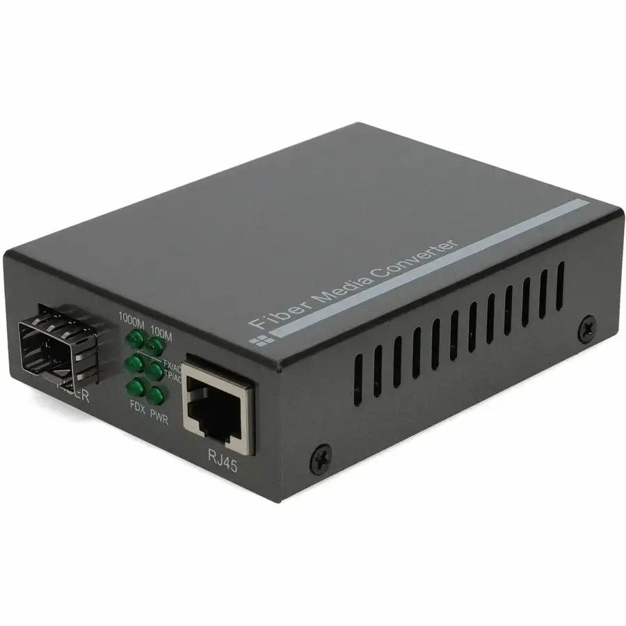 AddOn 1GB SFP Media Converter (Part No: add-mc-pro-1000as-sfp) for 10/100/1000Base-TX to 1000Base-X Networks by ADDON