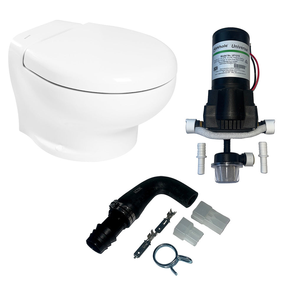 Thetford Marine Nano Eco Compact Toilet Raw Water Kit with Inlet Pump - 12V