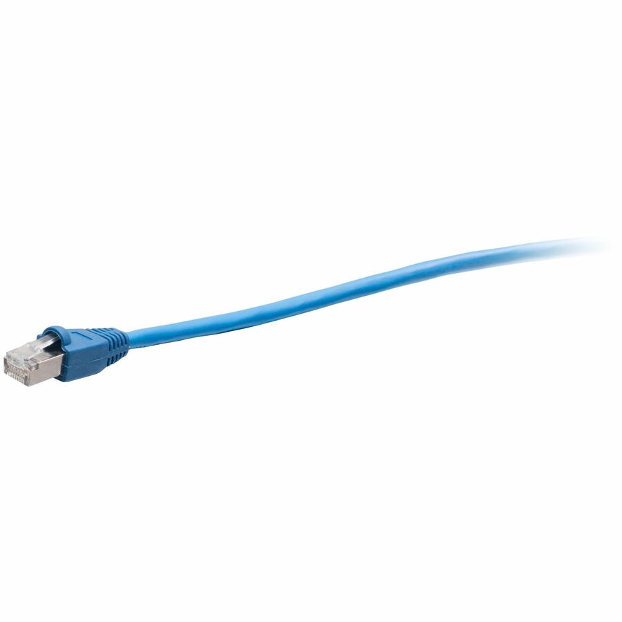 Legrand Group C2G F-Series 5ft Cat5e Snagless Shielded Ethernet Cable - TAA Compliant Blue Patch Cable with Gold Contacts