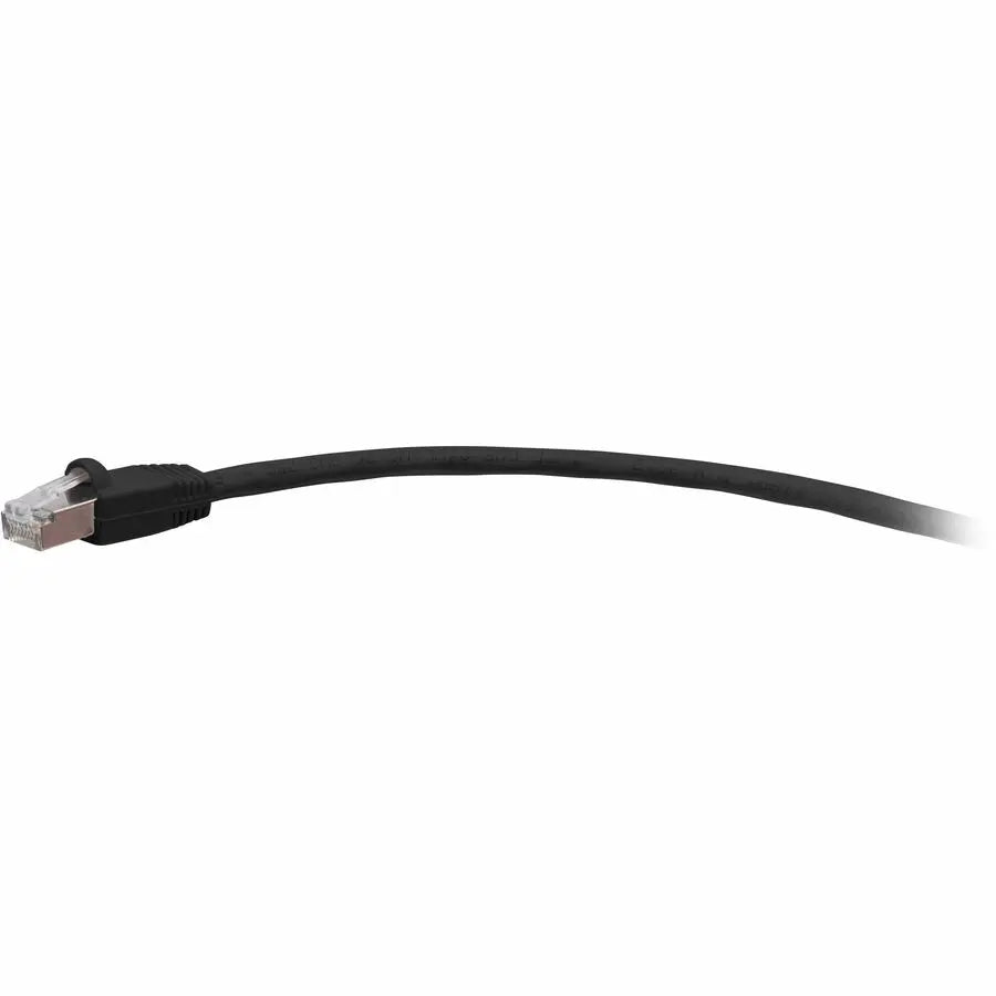 C2G Legrand Group F-Series Cat 5e Patch Network Cable - 25ft Black TAA-Compliant