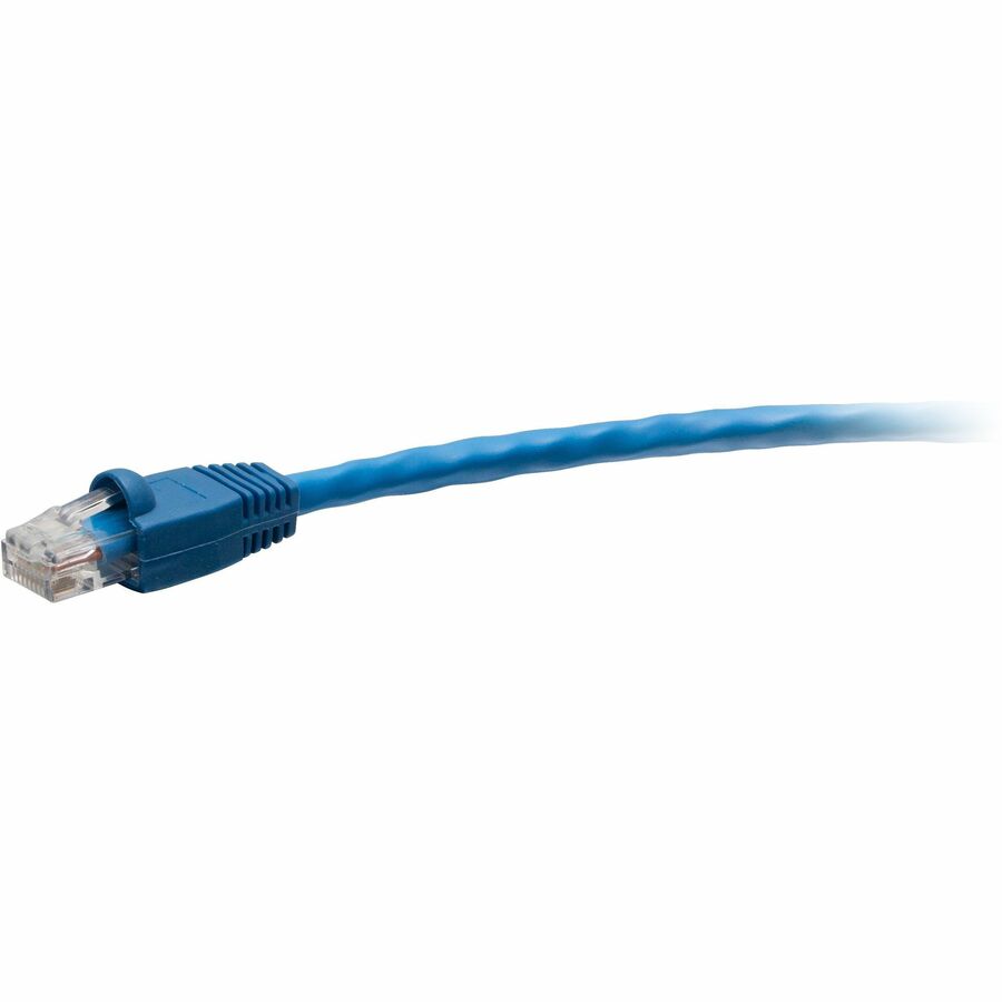 Legrand Group C2G F-Series Cat5e Patch Network Cable - 100 ft, Blue, TAA Compliant