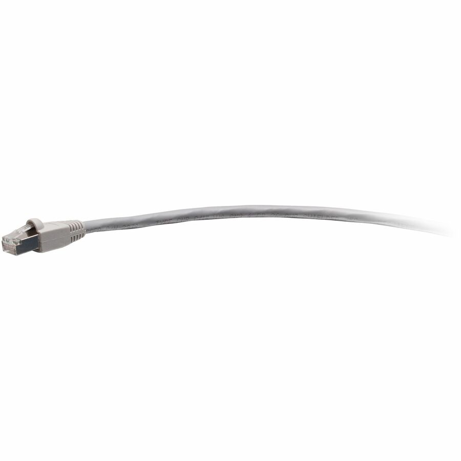 Legrand Group C2G F-Series Cat6 Patch Network Cable - TAA Compliant, Shielded, 25ft, Gray