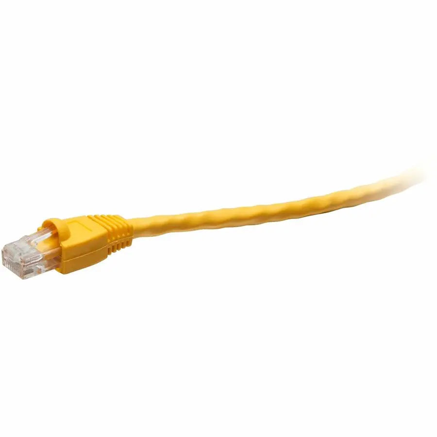 Legrand C2G F-Series Cat6 Patch Network Cable - 8ft, Yellow, Snagless Unshielded with Gold Contacts
