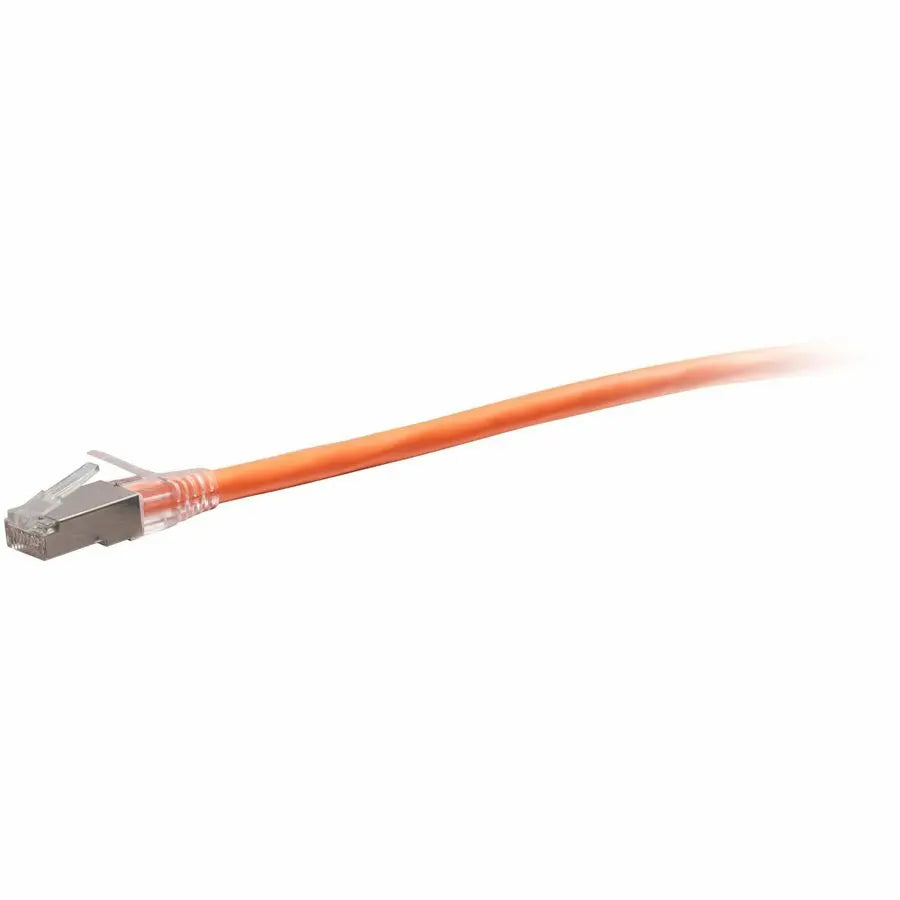 Legrand Group C2G F-Series Cat6A Shielded Network Cable - TAA Compliant, 100 ft Orange