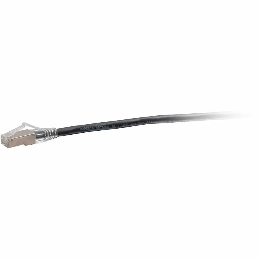 Legrand Group C2G F-Series Cat6a Shielded Network Cable - TAA Compliant, 30 Feet Black