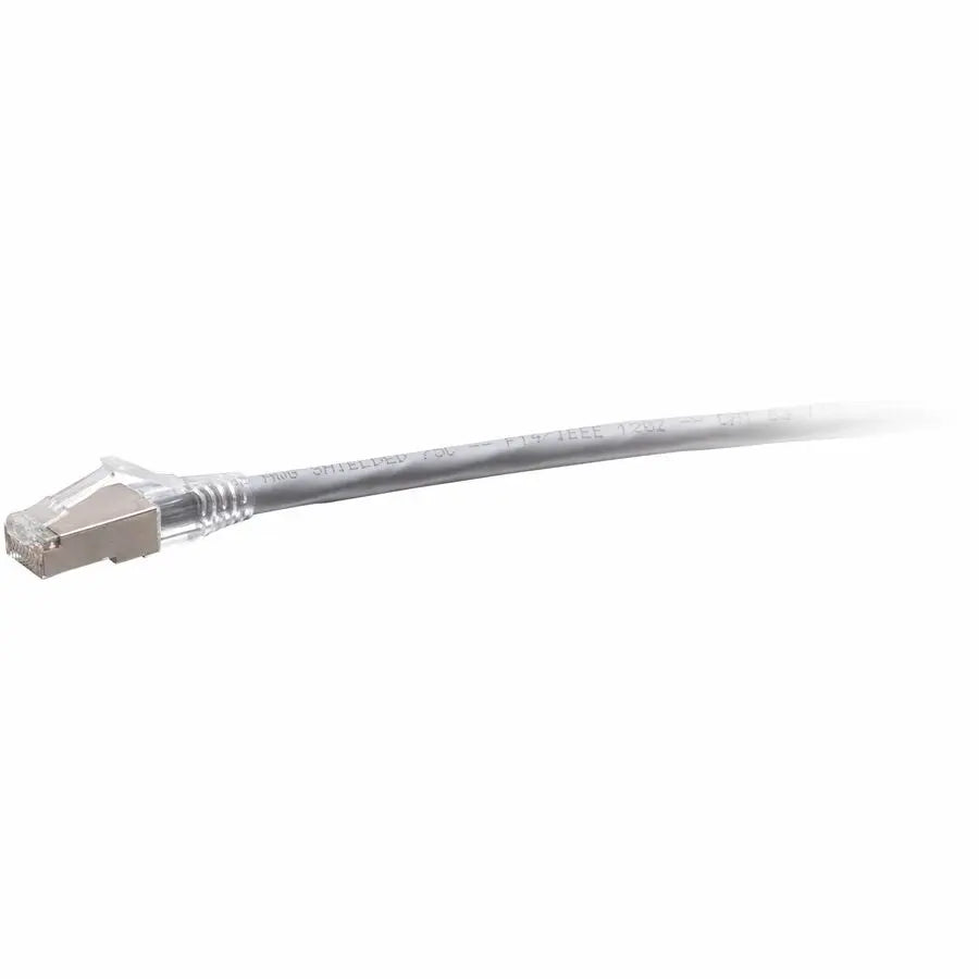 Legrand C2G F-Series Cat6a Shielded Network Cable - 100ft Gray TAA Compliant