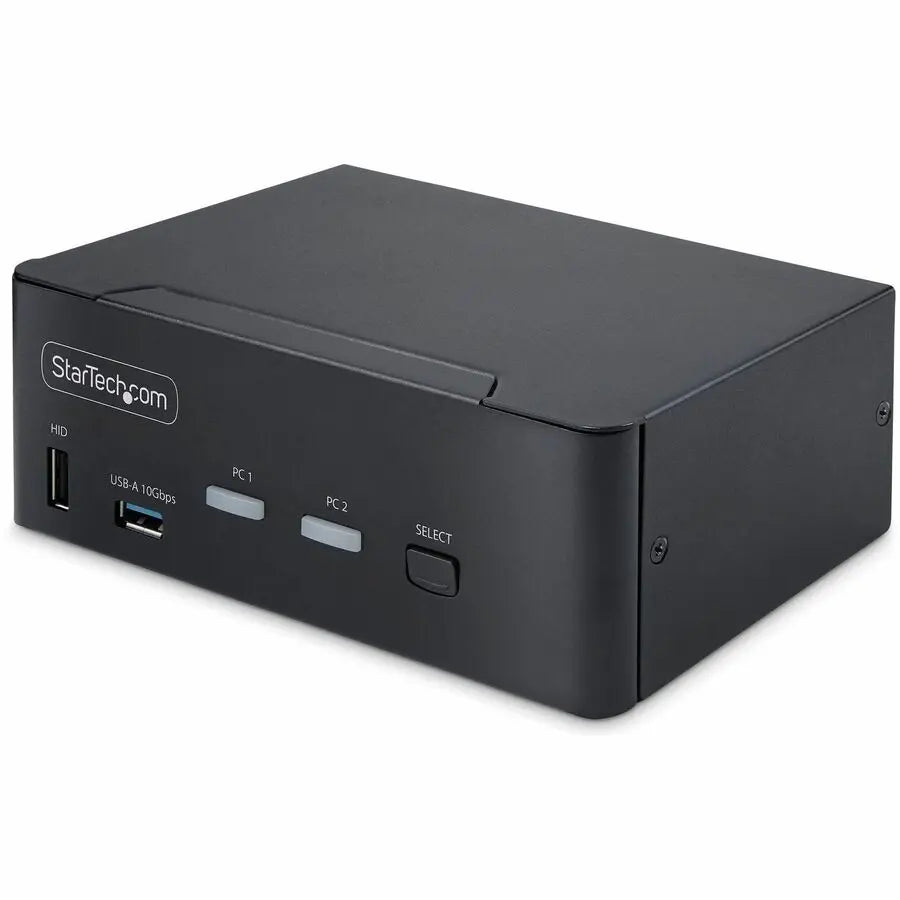 StarTech.com 2-Port Dual-DisplayPort 1.4 KVM Switch with 8K 60Hz Support and USB 10Gbps Ports