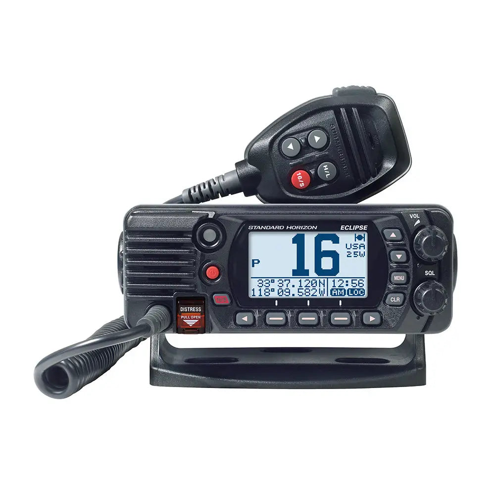 Standard Horizon GX1410GB Eclipse Series 25W Fixed Mount VHF Marine Radio with Built-In GPS