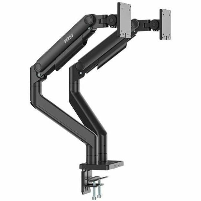 MSI MAGMT201D Monitor Mounting Arm - Full Motion Desk Mount for 45-Inch Screens in Matte Black