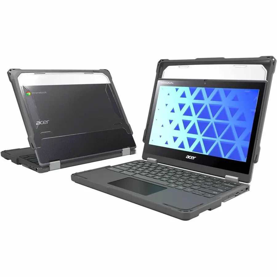 MAXCases Extreme Shell-F for Acer R756TN (Spin 511) & R753T/R753TN & R722T (Spin 311) Chromebook 11.6" (Gray/Clear)