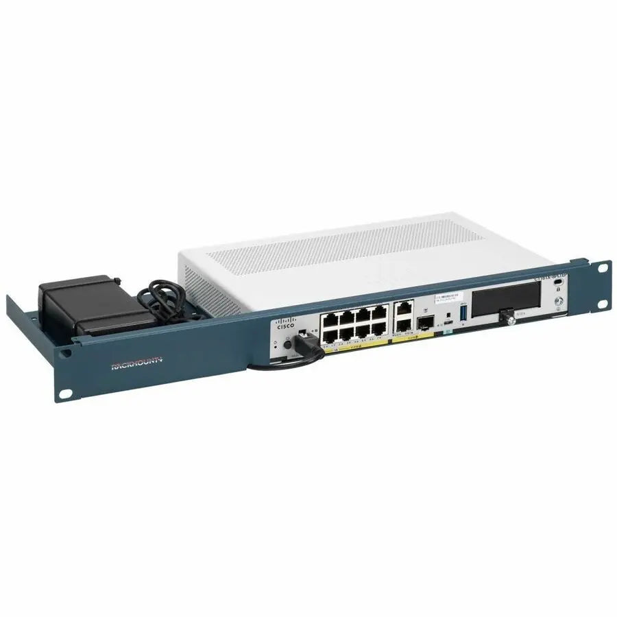 RACKMOUNT.IT RM-CI-T20 Rackmount Kit for Cisco ISR 1160 Series - 1U, Metallic Blue