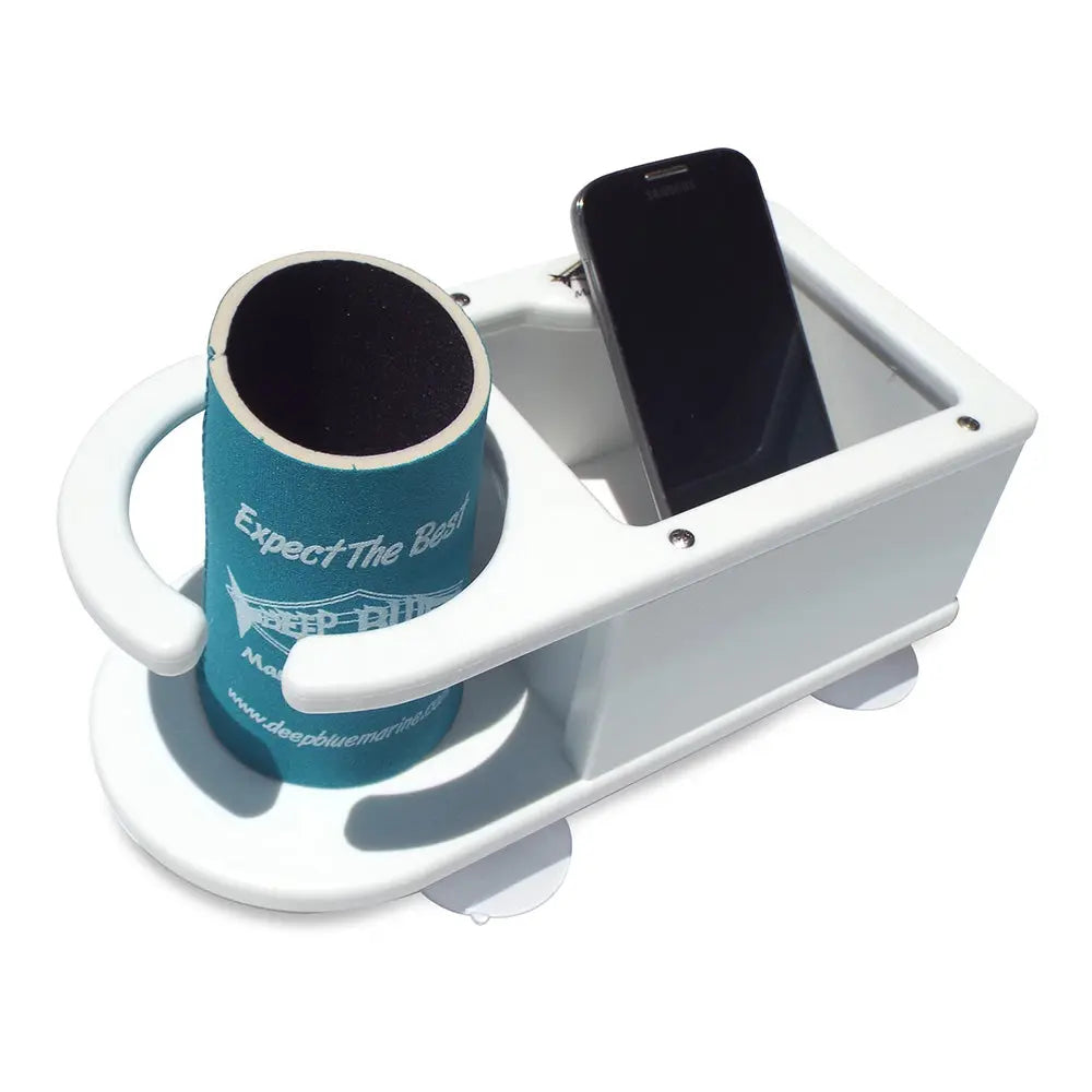 Deep Blue Marine MB-1 Single Cup Holder with Storage for Boats and Vehicles