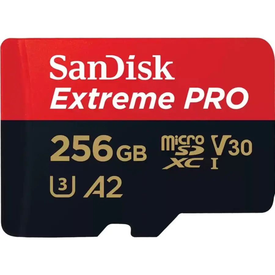 Western Digital Corporation SanDisk Extreme PRO 256 GB microSDXC UHS-I Card with U3 and V30 Ratings