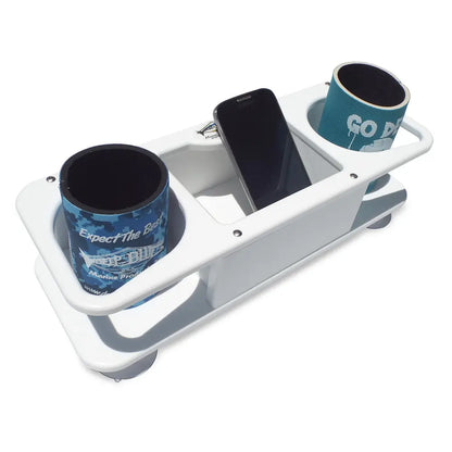 Deep Blue Marine MB-2 Double Cup Holder with Suction Cups for Boats and Vehicles