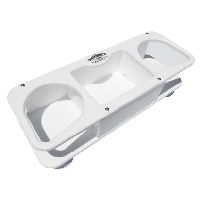 Deep Blue Marine MB-2 Double Cup Holder with Suction Cups for Boats and Vehicles