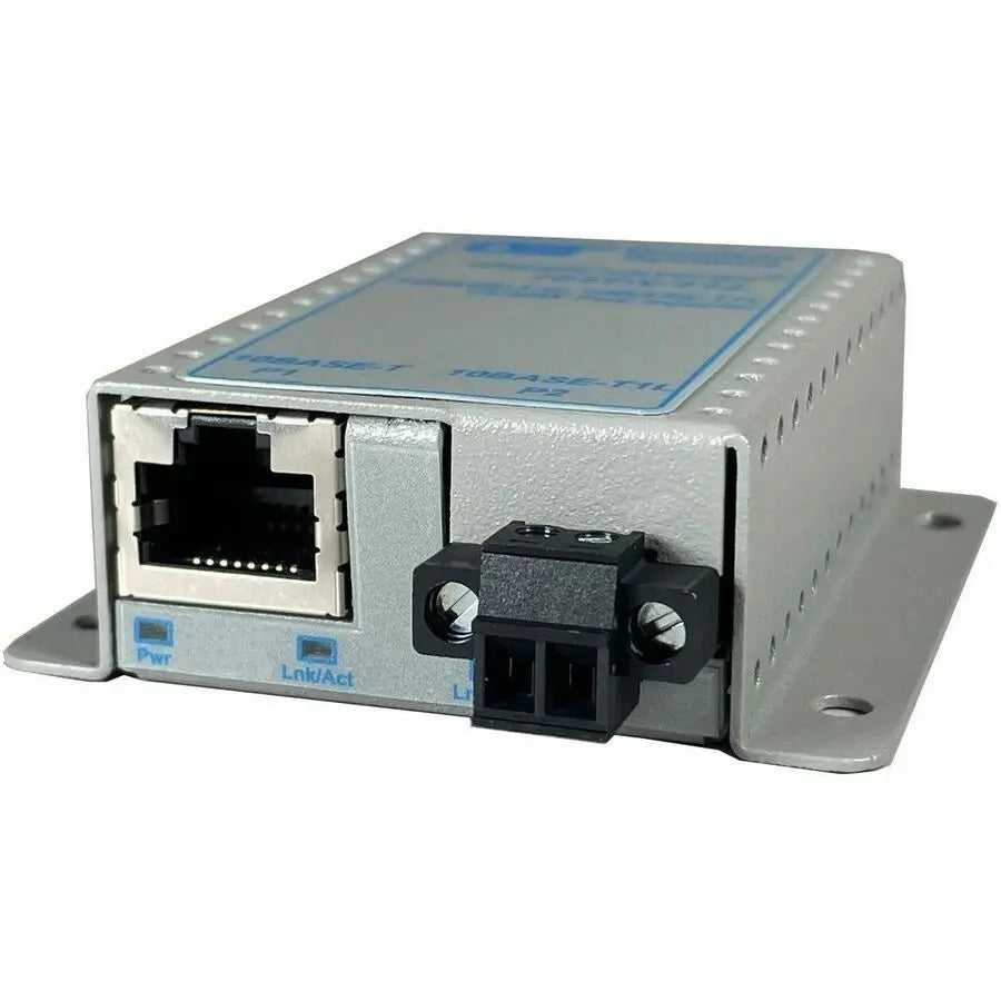 OmniConverter 10T/T1L by Omnitron Systems – 10Base-T to 10Base-T1L Media Converter with PoE+ Support