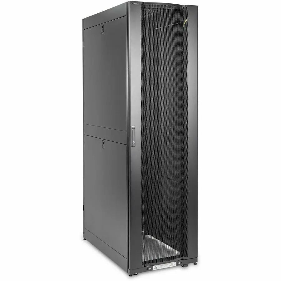 Rocstor SolidRack R3105 45U Floor Standing Rack Enclosure Cabinet with Locking Doors and Adjustable Rails