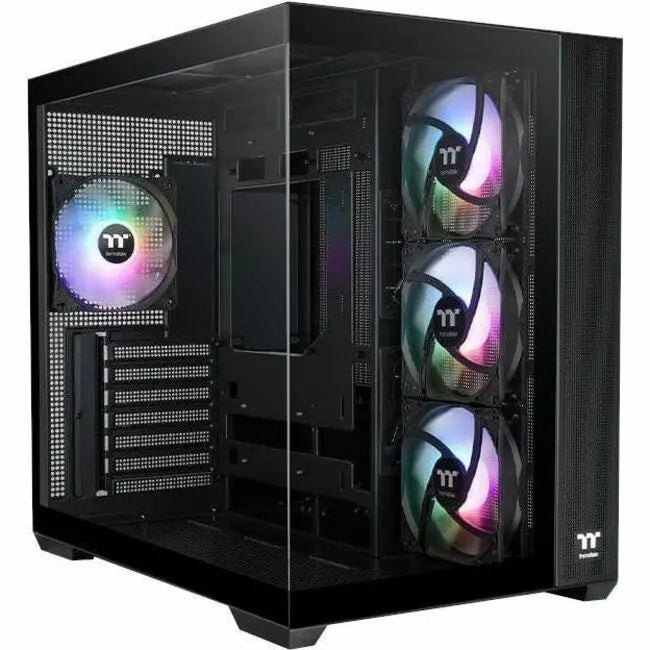 Thermaltake View 380 TG ARGB Mid Tower Chassis with Tempered Glass and ARGB Fans