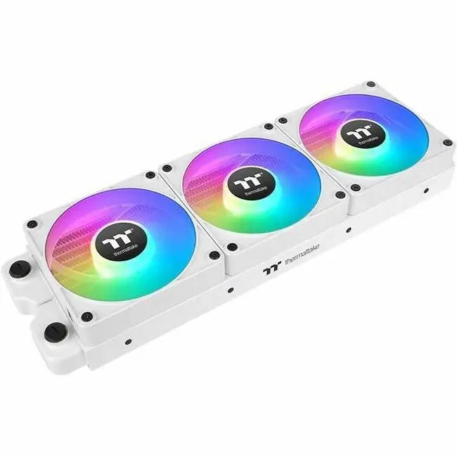 Thermaltake CT120 EX Reverse ARGB Sync PC Cooling Fan White (3-Fan Pack) - High-Performance RGB Cooling Fans
