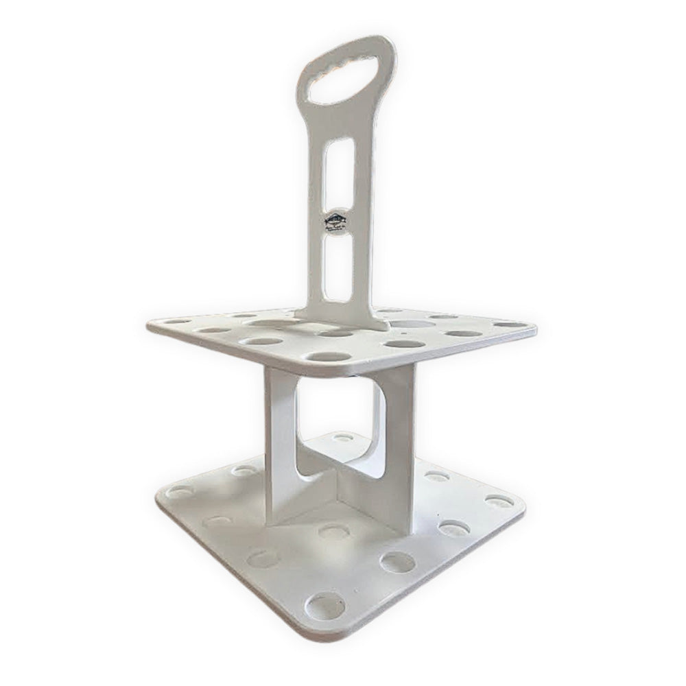 Deep Blue Marine V-12 Polymer Rod Rack for Fishing Tackle Storage