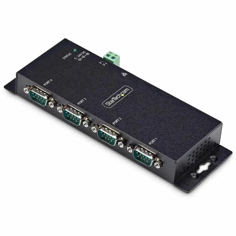 StarTech.com I43-SERIAL-ETHERNET 4-Port Serial to Ethernet Device Server for Remote RS232 Device Control by StarTech.com