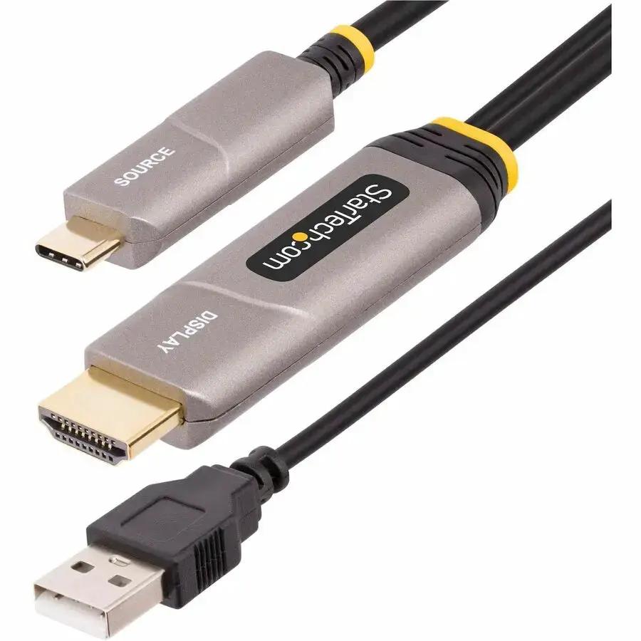 StarTech.com 146B-USBC-HDMI4K-AOC 50 ft USB-C to HDMI Active Optical Cable for 4K 60Hz Displays by StarTech.com