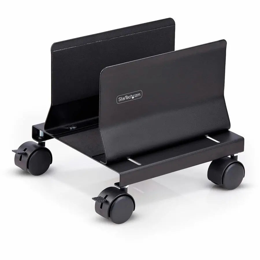 StarTech.com CPUMOBILESTND Rolling CPU Cart with Adjustable Width and Locking Casters