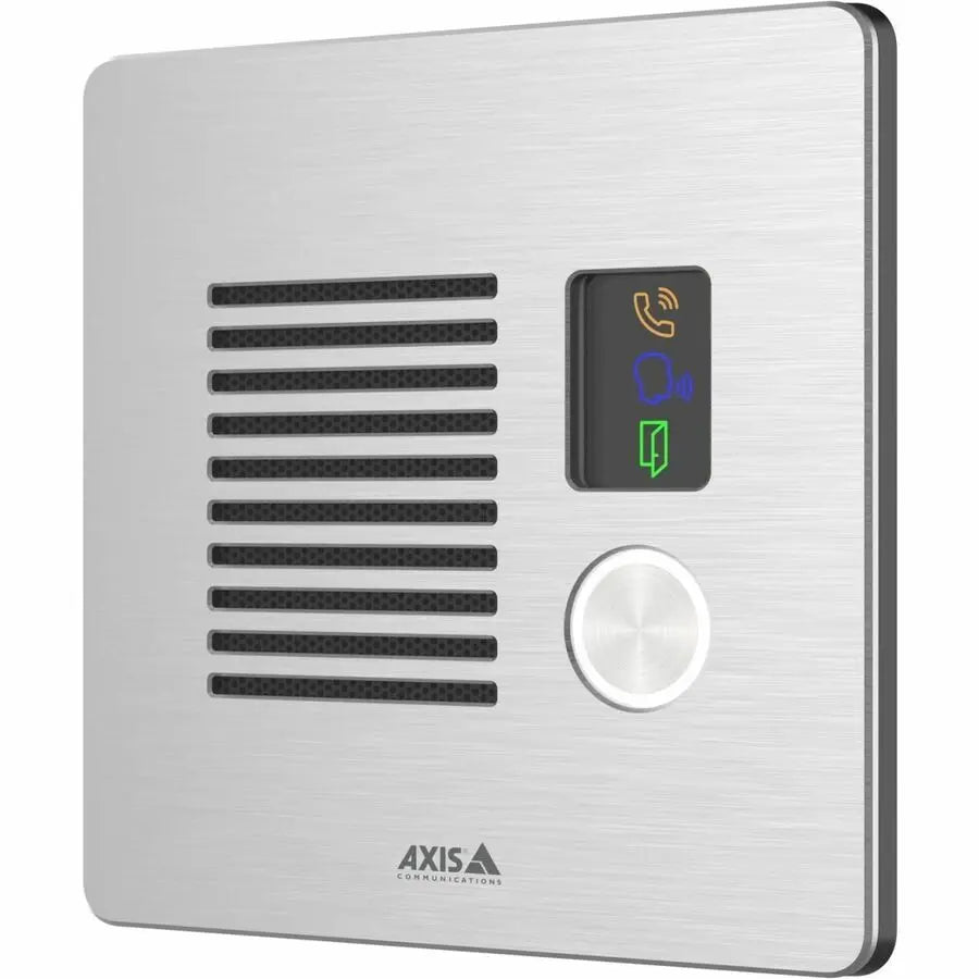 Axis I7010-VE Network Intercom - Secure Facility Box Mount with Echo Cancellation and Vandal-Resistant IK10 Design