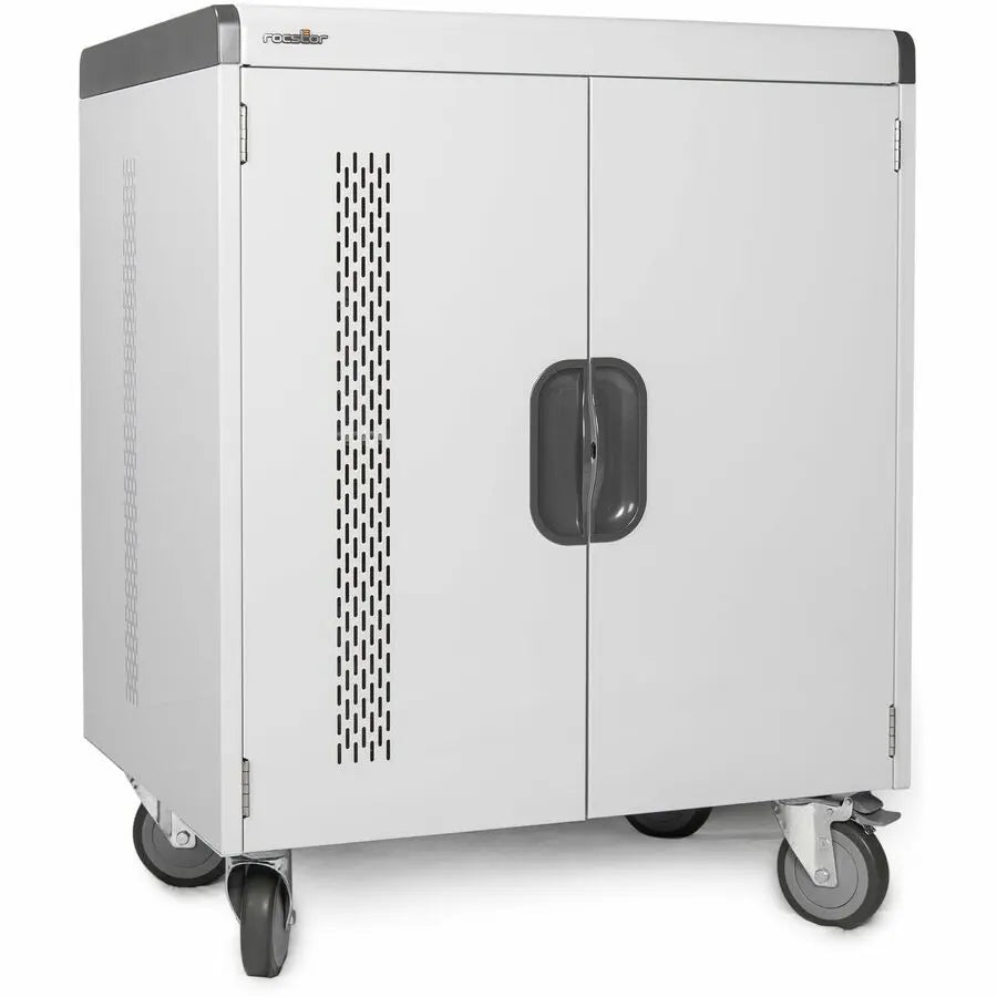 Rocstor Volt V32 Charging Cart with Smart Power Management and Secure Storage