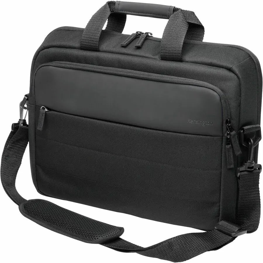 Kensington EQ Laptop Carrying Case 16" – Durable Black Travel Bag with Padded Compartment and Trolley Strap
