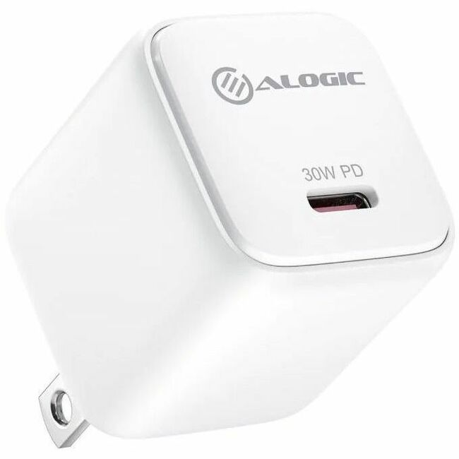 Alogic 30W Rapid Power Mini GaN Charger – Compact USB-C Fast Charging for Apple Devices