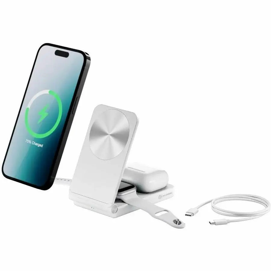 Alogic YOGA 3-in-1 Wireless Charging Stand with MagSafe, AirPods & Apple Watch Compatibility