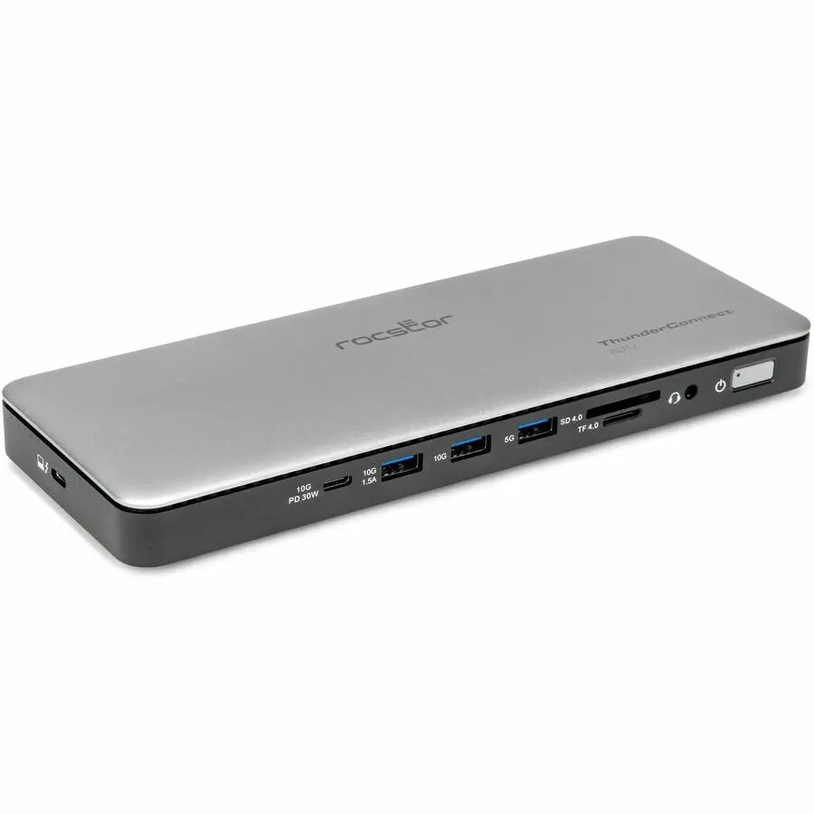 Rocstor ThunderConnect RD12 Thunderbolt 4 Multi-Display Docking Station with Locking Slots and Power Adapter