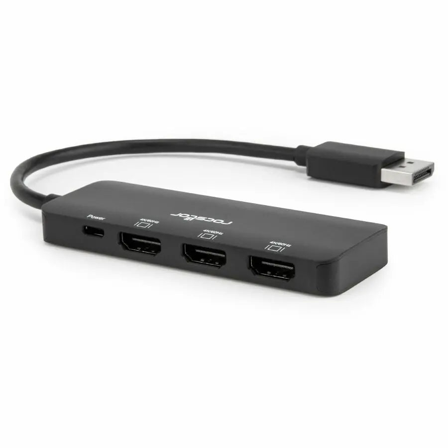 Rocstor Premium DisplayPort 1.4 to Triple HDMI 4K Adapter – 3 HDMI Outputs for Ultra HD Video