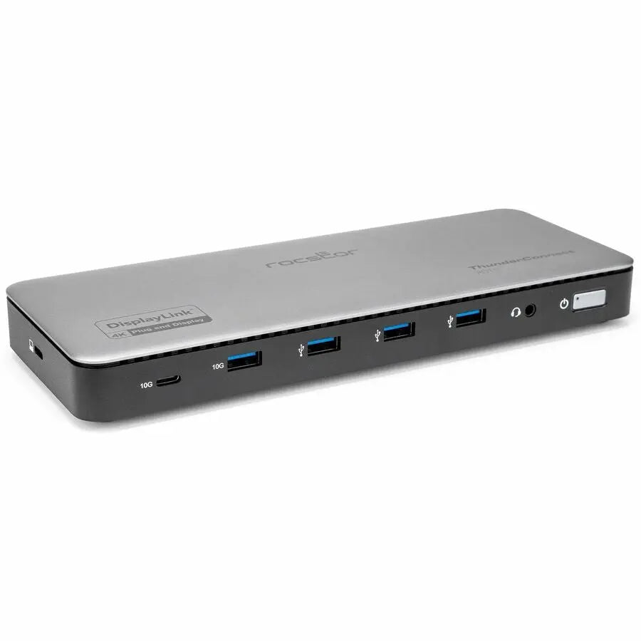 Rocstor ThunderConnect RD11 USB-C 13-in-1 Triple Display Docking Station for MacBook, Windows, and USB-C Laptops